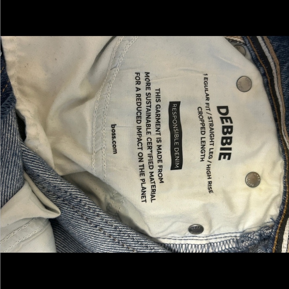 Hugo Boss High Rise Blue Jeans - Picture 2 of 6